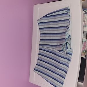 Blue Express High Waist Shorts